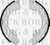 BORG & BECK BBS6098 Brake Shoe Set